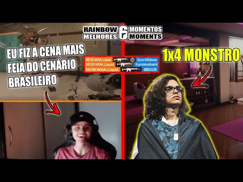 S3XYCAKE GANHANDO CLUTCH INSANO, PINADEIRA ABSURDA DO RAZAH, NESK 1x3 - MELHORES MOMENTOS LIVES R6