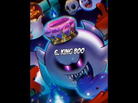 Top 10 Strongest Mario Villains (remake) #bowser #mario #luigi #kingboo