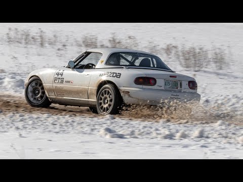 MIATA Is ALWAYS the Answer...even on a SNOWY RALLY STAGE