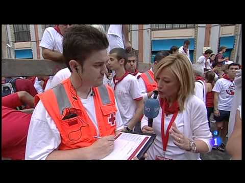 San Fermin 2013 séptimo encierro día 13 julio de 2013 ganaderia de Fuente Ymbro