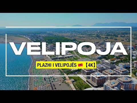 PLAZHI I VELIPOJES , SHKODER ALBANIA 🇦🇱😍 Velipoja Beach Shkodër Shqipëri 🇦🇱【4K】(Drone+Walking)