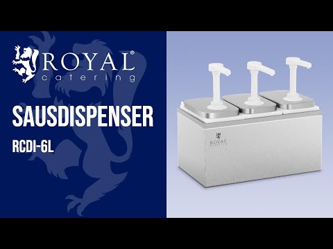 Video - Sausdispenser - 3 pompen - 3 x 2 L