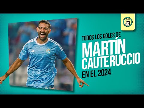 ⚽ Todos los GOLES de MARTÍN CAUTERUCCIO el 2024 con SPORTING CRISTAL | albto