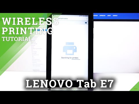 How to Connect Printer to Lenovo Tab E7 - Pair Devices via Bluetooth