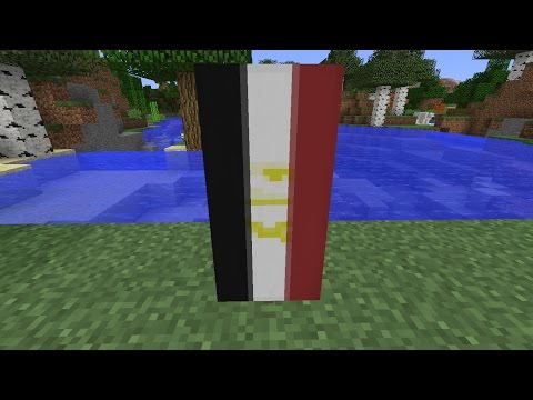 How to make the National Flag of Egypt [EGY]//Minecraft