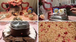 💕HOW TO MAKE VALENTINE SMORES & RICE KRISPY TREATS!💕NOSTALGIA INDOOR ELECTRIC 💕S'MORES MAKER REVIEW!