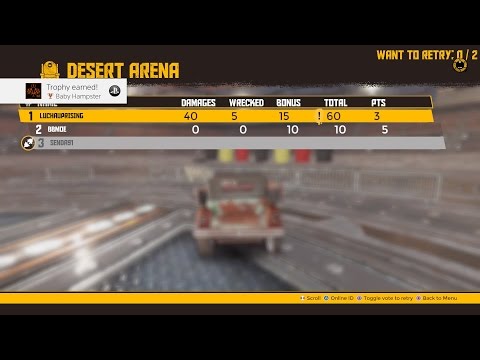 FlatOut 4: Total Insanity - "Baby Hampster" PS4 TROPHY