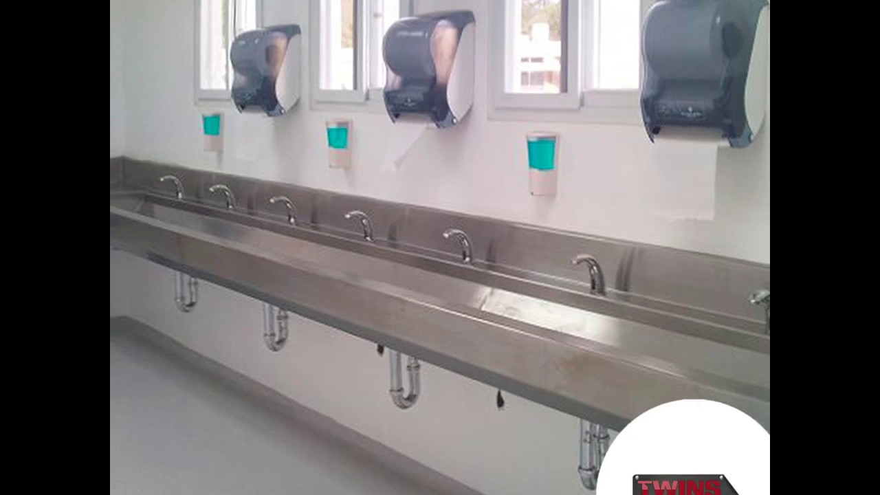 Lavamanos de acero inoxidable