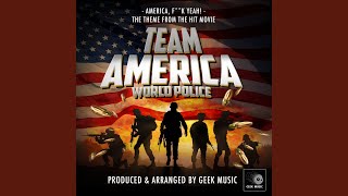 Kadr z teledysku America, F*ck Yeah tekst piosenki Team America World Police