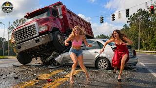Moments Filmed Seconds Before Disaster | Idiots in Cars & Road Rage and Instant Karma