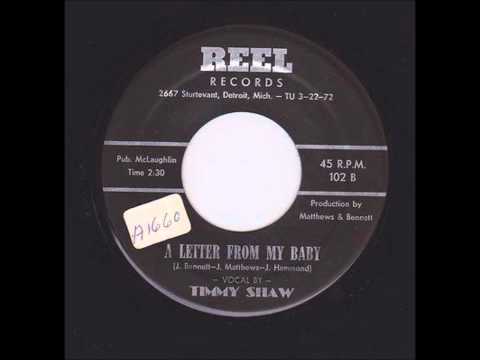Timmy Shaw And Group - Throw It Out Your Mind / A Letter From My Baby - Reel 102 / JAMIE 1204 -1961