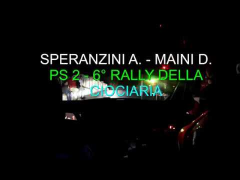 SPERANZINI A.- MAINI D - PS 2 - 6° RALLY DELLA CIOCIARIA - WWW.ARTDIGITALSTUDIO.IT