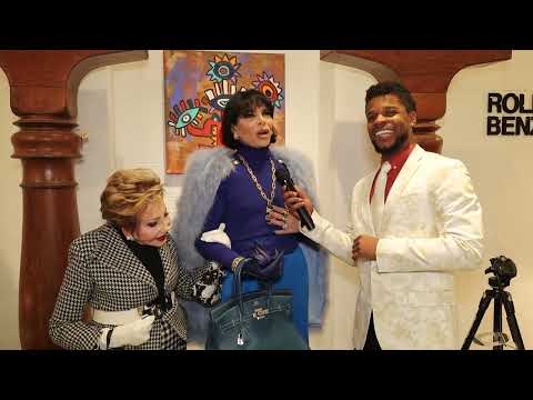 Socialites José Castelo Branco and Lady Betty Grafstein add sparkle to Akar’s Unbelievable exhibit.