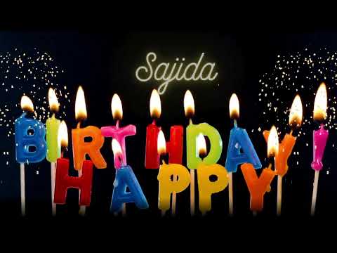Gladness spreads with you Sajida | Happy Birthday