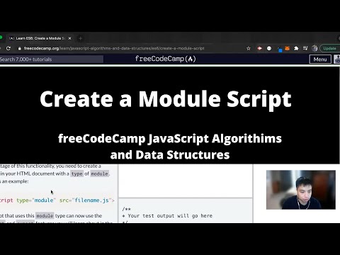 Create A Module Script Es6 Freecodecamp Tutorial
