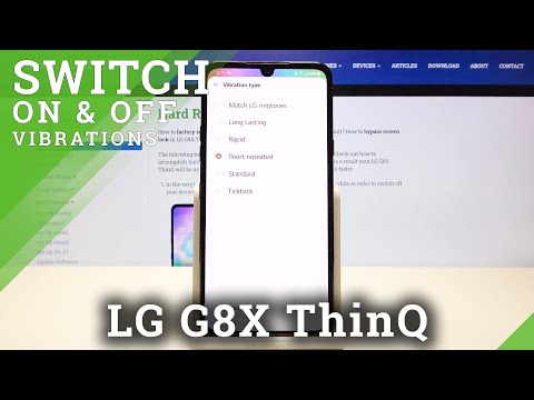 Customize Vibration Pattern - LG G8X ThinQ Vibration Settings