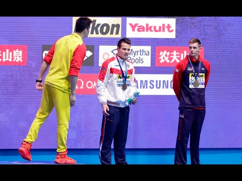 Second swimmer protests Sun Yang at World Championships