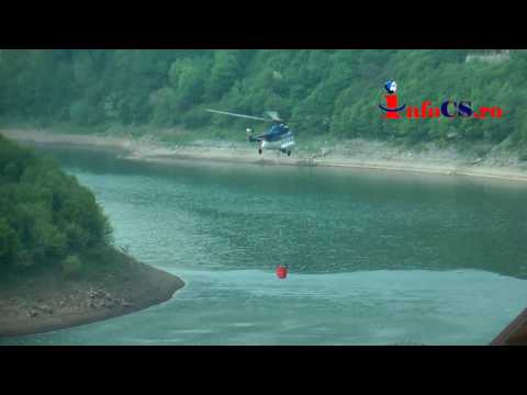 Interventie cu elicopterele in Parcul National Domogled 30 aprilie 2018