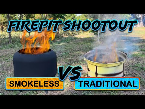 DIY Smokeless VS Traditional Fire Pit