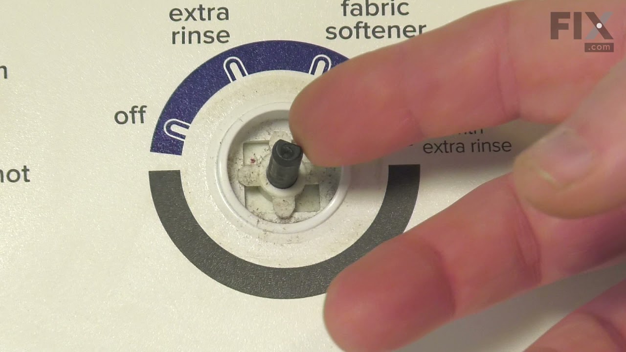 Replacing your Whirlpool Washer Knob