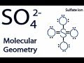 SO4 2- Molecular Geometry / Shape and Bond Angles