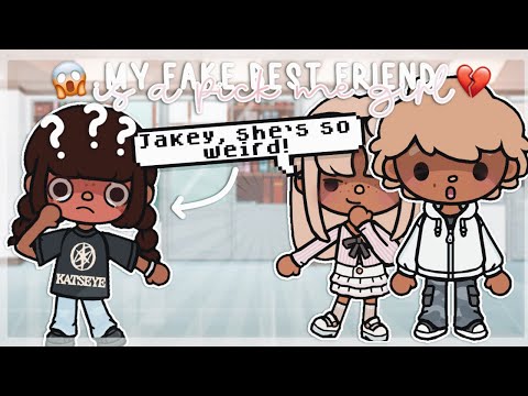 My FAKE Best Friend is a PICK ME GIRL 💔😭 | *with voice* 🔊| Toca Boca Roleplay