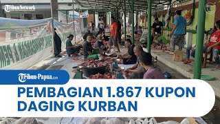 Sebanyak 1.867 Kupon Daging Kurban Dibagikan kepada Masyarakat Oleh Masjid Raya Baiturrahim Jayapura