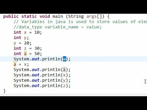 Variables Java Basics 16 Java In Telugu