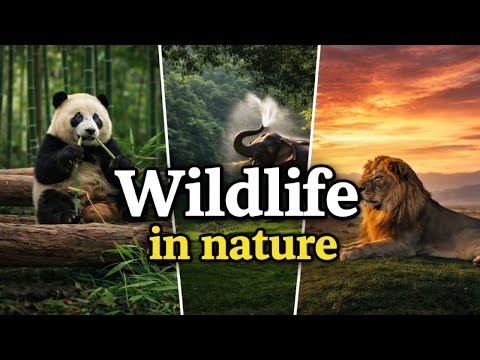 Peaceful Wildlife in Nature | Beautiful Forest Animals Living in Harmony. #wildlife #nature #animals