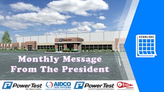 Monthly Message from The President - Feb 2016 | Power Test