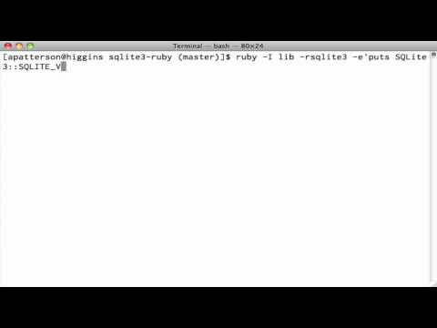 Sqlite3 Sqlite3 Ruby