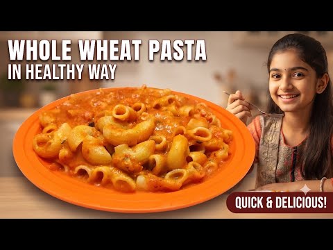 WHOLE WHEAT RED SAUCE PASTA IN HEALTHY WAY