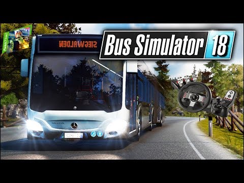 Bus Simulator 18 #1 - Первый рейс, правда он ночной