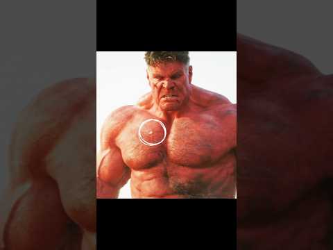 This Red Hulk detail is absolutely insane 🔥💯 #filmtok #marvel #mcu