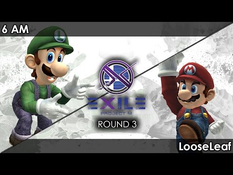 Project M: VR | 6 AM (Luigi/Bowser) V Looseleaf (Mario/Dedede) - Exile 70 Tournament SSBPM