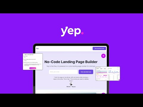 Yep.so Lifetime Deal - Launch High-Converting Landing Pages With AI Builder