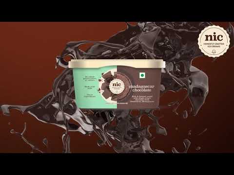 NIC Honestly Crafted Ice Creams | Madagascar Ice Cream | Dark chocolate | Sweet Temptations