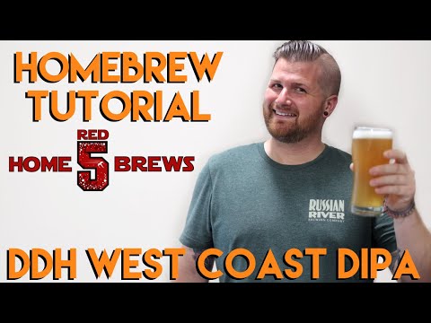 Homebrew Tutorial: Grain to Glass - Double Dry Hopped West Coast Double IPA (How to Brew)
