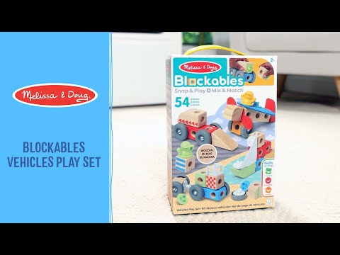 BLOCKABLES VEHICHLES PLAY SET