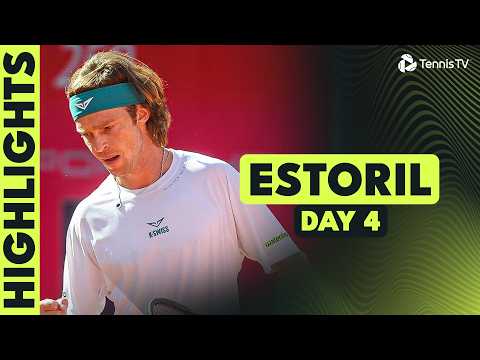 Rublev & Darderi Headline; Faria & Carreno Busta Also In Action | Estoril 2026 Day 4 Highlights