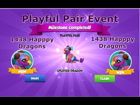 1400 HAPPY DRAGONS_PLAYFUL PAIR EVENT-DRAGON MANIA LEGENDS | New Chrono Divine Event | DML