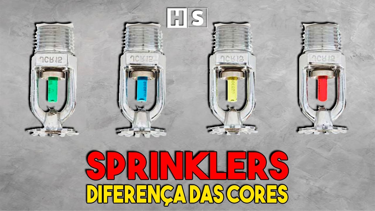 SPK l Chuveiros Automáticos l Tipos de CORES  dos SPKs