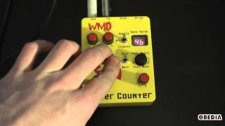 Video thumbnail for WMD Geiger Counter Guitar Effects Stomp Box Overview by OBEDIA