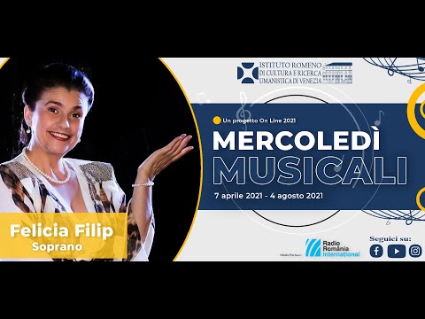 MERCOLEDÌ MUSICALI 2021 - FELICIA FILIP (SOPRANO)