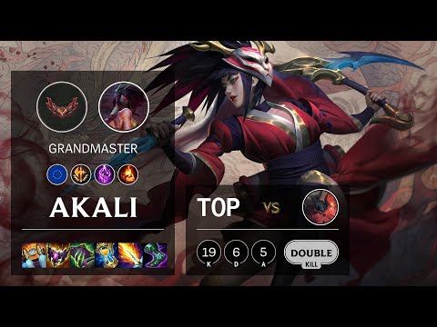 Akali Top vs Aatrox - EUW Grandmaster Patch 12.3