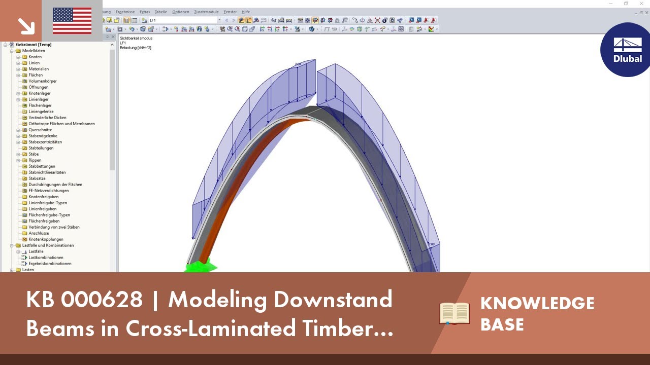 KB 000628 | Modeling Downstand Beams in Cross-Laminated Timber Structures with Ribs