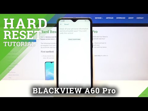 How to Hard Reset BLACKVIEW A60 Pro - Factory Reset with Settings