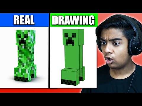 Drawing Minecraft Mobs from Memory!