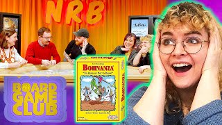 Let's Play BOHNANZA With Ellen from Oxventure | Board Game Club
