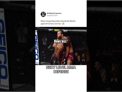 Next level MMA defense. 🤯 #mma #ufc #jorgemasvidal